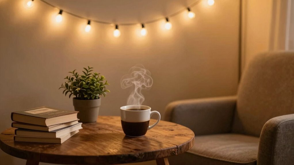 warm inviting layered lighting