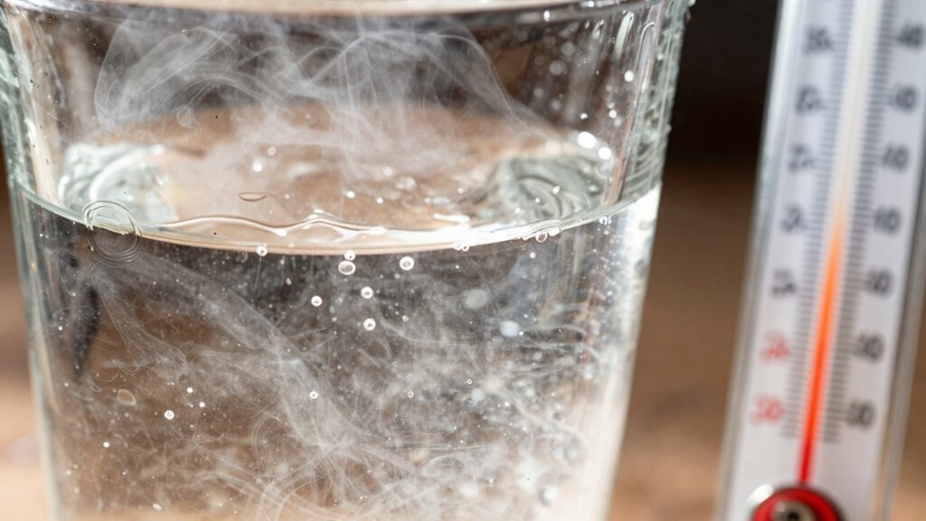 water temperature varies widely