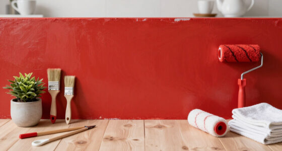 Her Paint DIY Completely Redid the Unfunctional Bathroom — It Looks Like Wallpaper