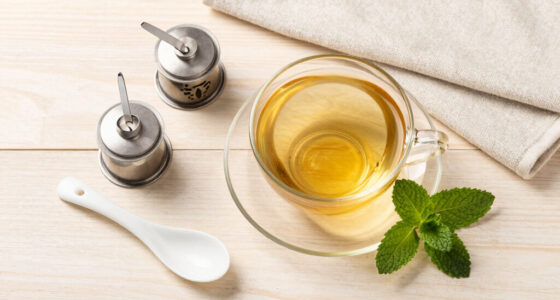 Peppermint tea before bed