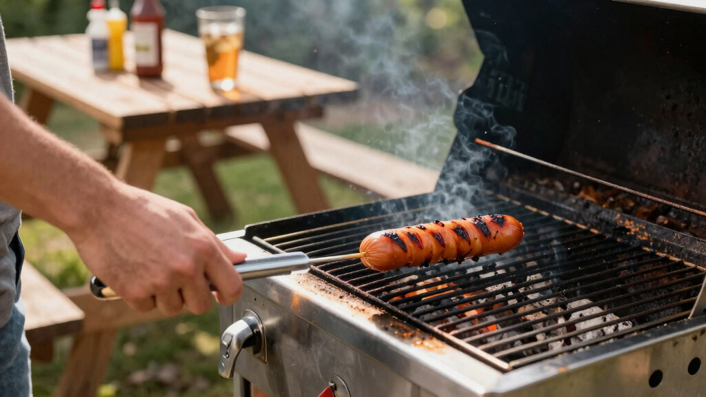 How To Grill A Hot Dog The Right Way With This 10-Second Trick