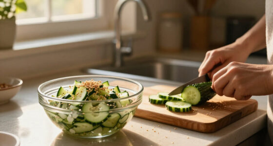 Cucumber Salad With Sesame And Rice Vinegar