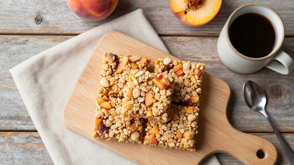 Peach Crumb Bars