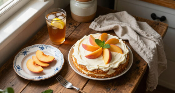 Peaches And Cream Icebox Cake
