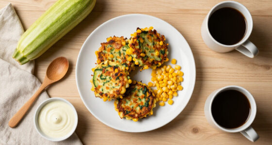 Zucchini And Corn Fritters