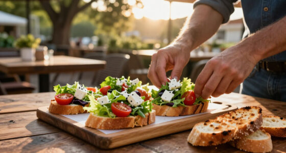 Bruschette Di Lattuga Con Insalata Alla Greca