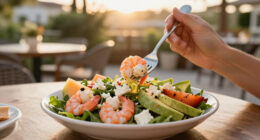 Panzanella With Shrimp, Melon, Avocado, And Feta Gains Popularity
