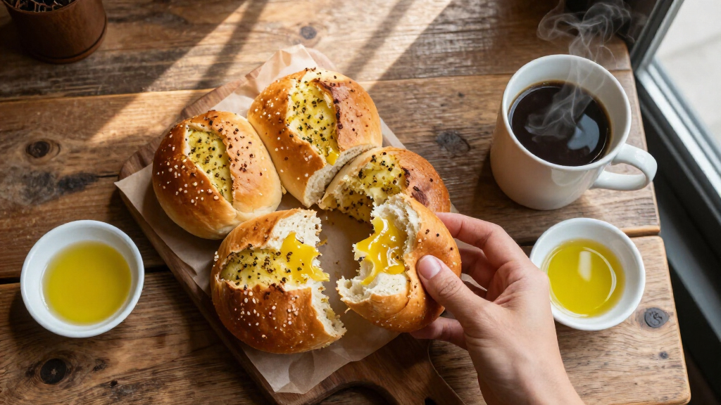 Tear & Share Garlic Bread Rolls