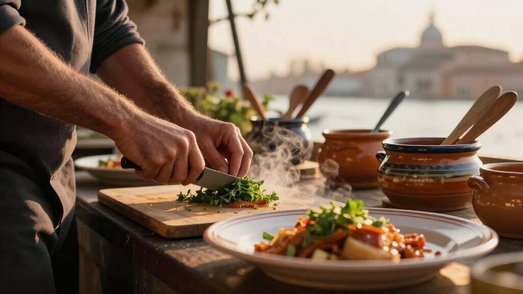 Tino Vettorello Cucina Per Gli Oasis Alla Mostra Del Cinema Di Venezia
